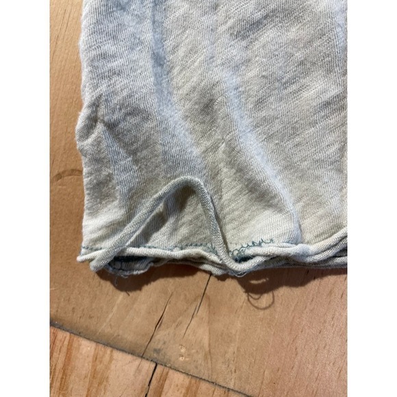 We the Free. Free People off the shoulder T-shirt. Grey. womens Small - Picture 4 of 4